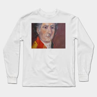 Study of William Edward West's portrait of Stephen Minor, Spanish Governor of Natchez in 1792 Long Sleeve T-Shirt